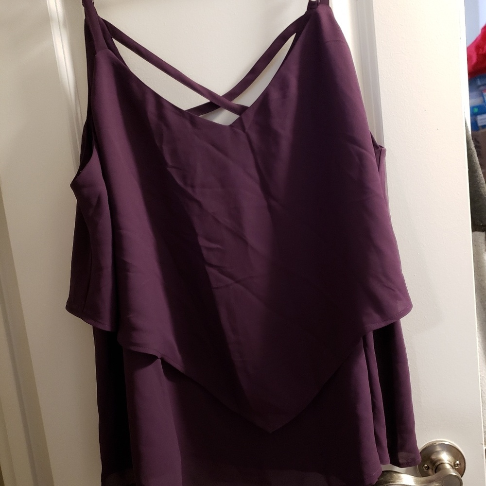 Torrid Georgette Double layer cami size 2 NWT